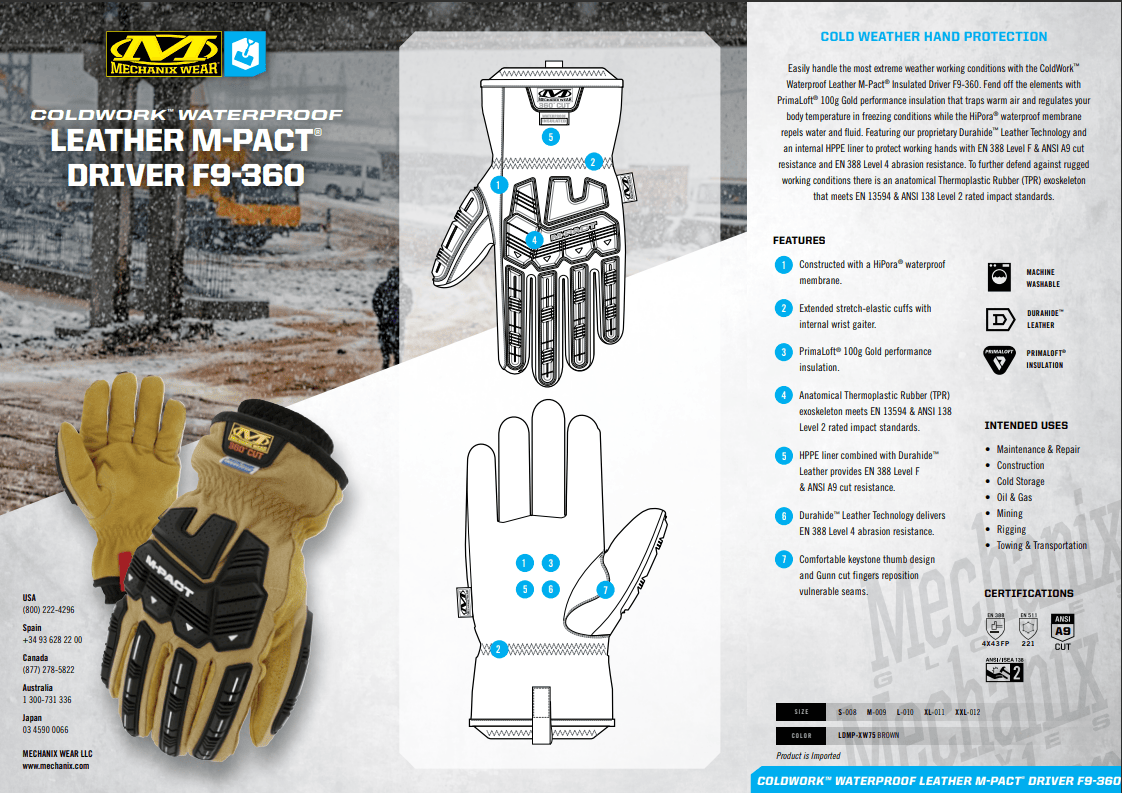 leather M-pact driver F9-360 kart  (1)